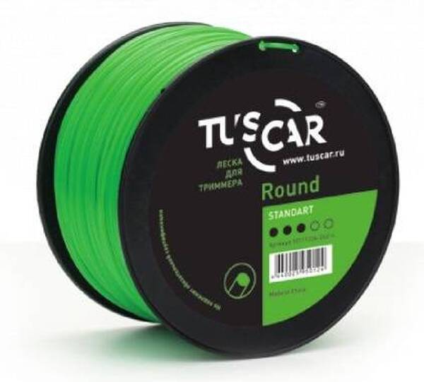 Леска для триммера Tuscar Round Standart 3.0мм*168м 10111330-168-4