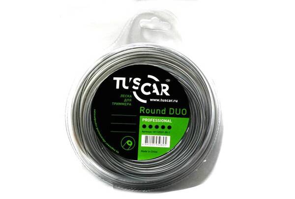 Леска для триммера Tuscar Round DUO Professional 3.0мм*28м 10112530-28-1