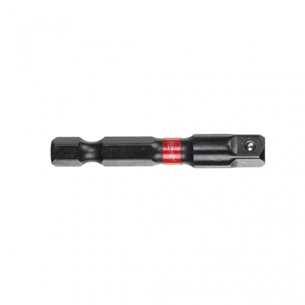 Переходник Milwaukee с 1/4" HEX на 1/4" квадратный хвостовик 48325030