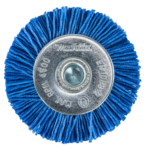 Щетка нейлоновая дисковая Makita (d50мм, синяя, G240, 6мм) D-45624