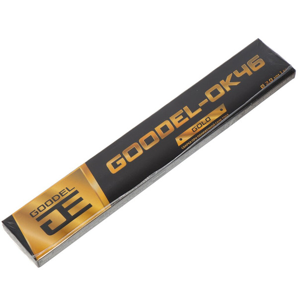 Электроды GOODEL ОК-46 Gold 3*350 мм 1,0 кг 0000303GC10 электроды esab ок 46 d 3 мм 350 мм 5 3 кг