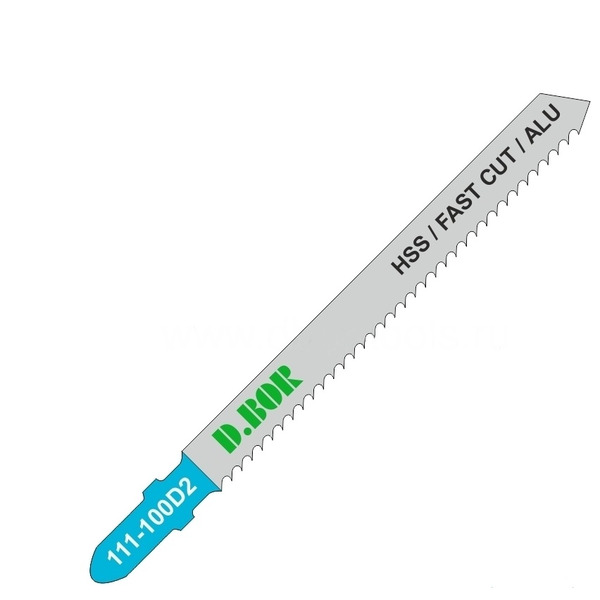 Пилки для лобзика по металлу d.Bor HSS/FASTCUT/ALU 75/100*3мм T127D/3118 2шт D-111-100D2-02