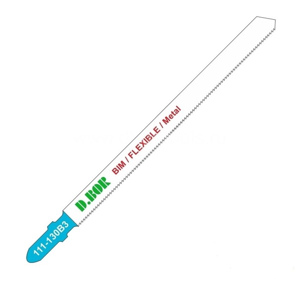 Пилки для лобзика по металлу d.Bor BIM/FLEXIBLE/Metal 105/130*1,2мм (T318AF/3114-F) (5шт) D-111-130B3-05