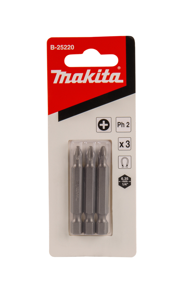 Насадка Makita PH2 E-form MZ 50мм 3шт B-25220 насадка makita ph1 ph2 ph3 50мм e form mz 3шт b 26179