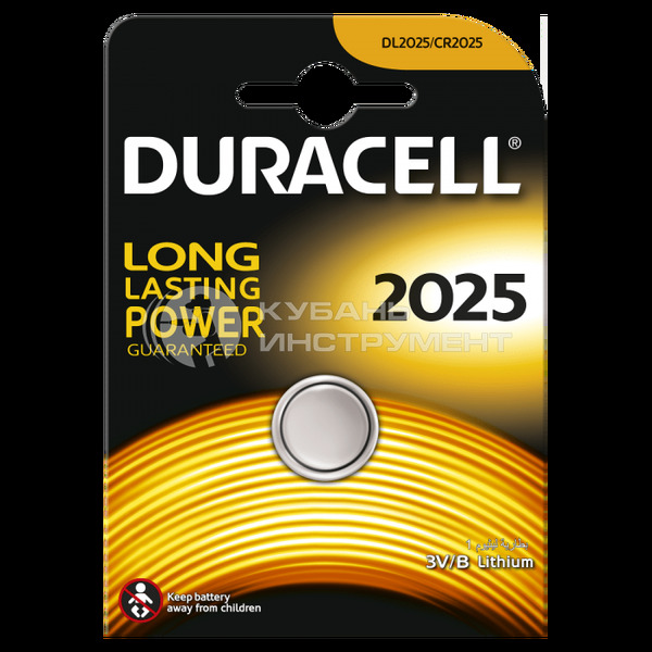 Батарейка Duracell CR2025 (10/100) 01-00006079