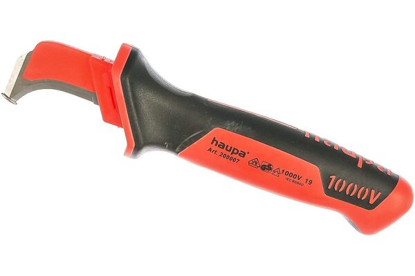 Нож для снятия изоляции Haupa диэлектрический VDE 200007