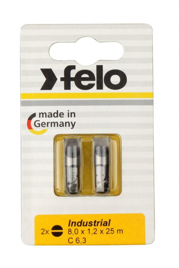 Бита Felo SL8*1,2*25 Industrial 2шт 02080036