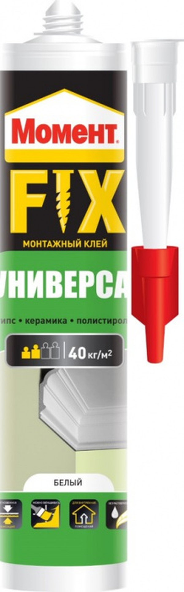 Клей Момент Монтаж FIX  Универсал (380гр;12шт) 2124747