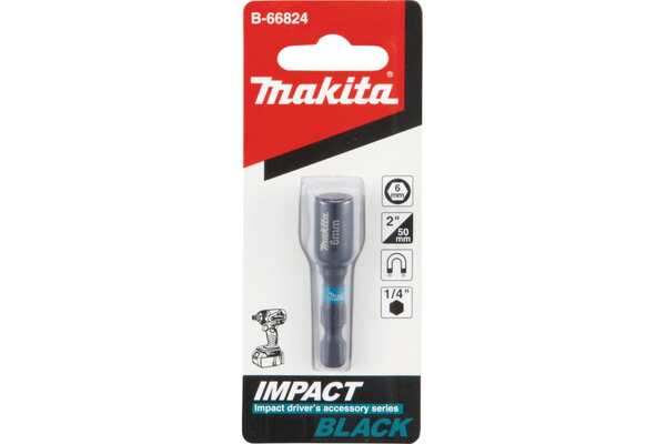 Головка торцовая магнитная Makita Impact Black 6*50мм B-66824
