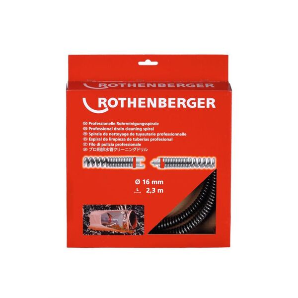 Спираль Rothenberger SMK 16мм*2,3м для машин R550-R750 72433