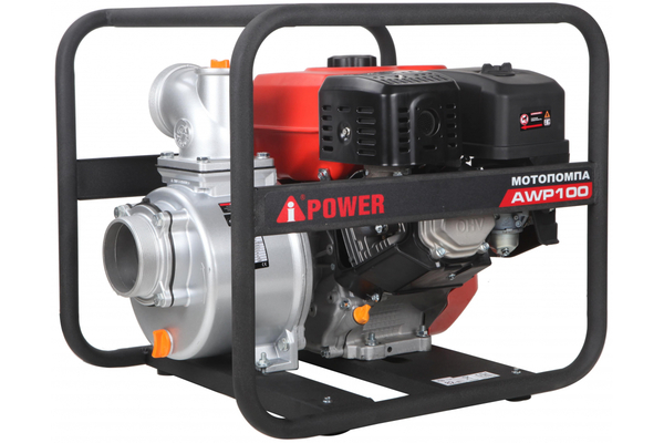 Мотопомпа бензиновая A-iPower AWP100 30141 мотопомпа бензиновая a ipower awp50t