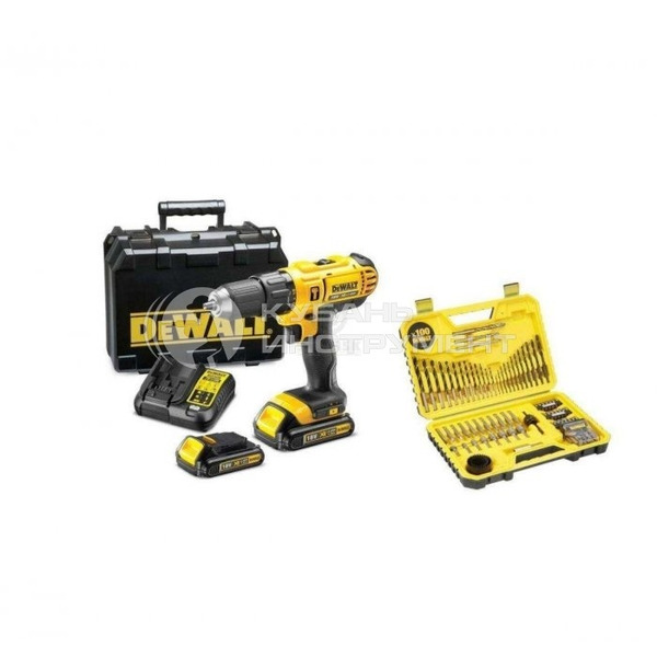 Аккумуляторная дрель-шуруповерт DeWalt DCD776S2A-KS