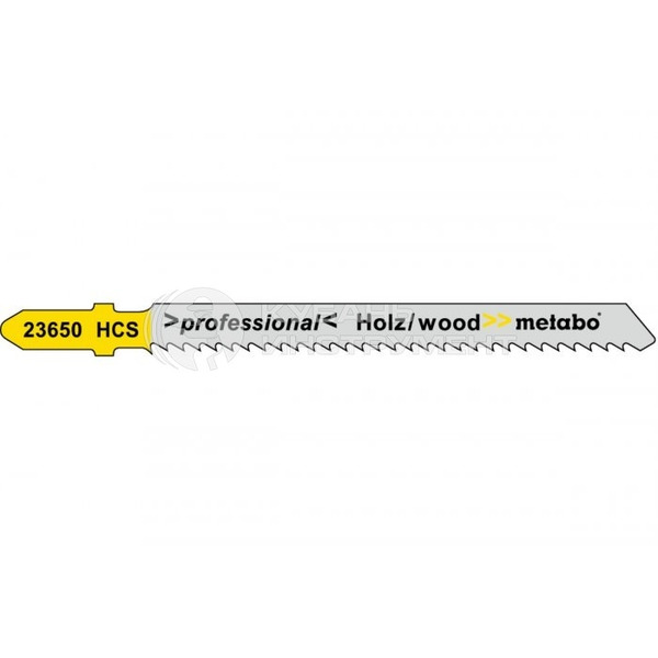 Пилки для лобзика по дереву Metabo T101BR HCS 75*2,5мм  5шт  623650000