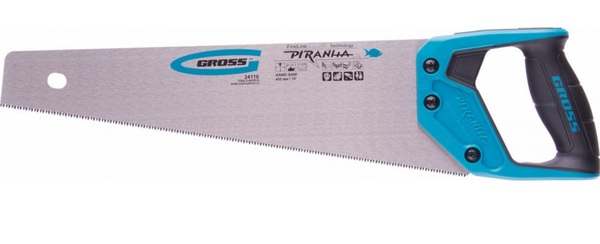 Ножовка по дереву Gross PIRANHA 11-12 TPI 400мм 24110