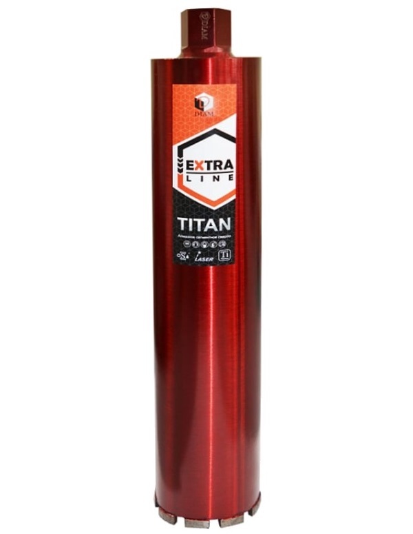 Коронка алмазная Diam Titan Extra Line 152*450*1 1/4UNC  железобетон, бетон, кирпич, мокрый рез  313005