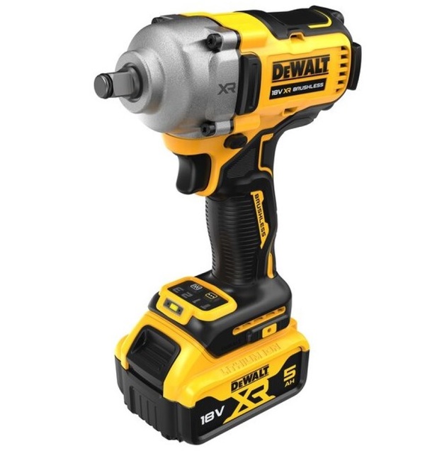 Аккумуляторный гайковерт DeWalt DCF891P2T-QW гайковерт dewalt dcf892p2t qw