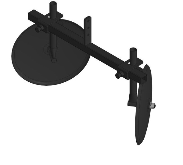 окучник дисковый без сцепки к мотоблокам каскад Окучник дисковый регулируемый на траверсе без сцепки 01.05.93 ОМБДТ 10.650.700