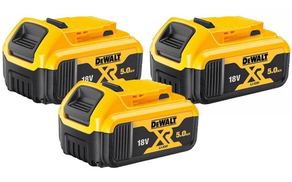 Аккумулятор DeWalt DCB184P3-XJ 3шт*5Ач цена и фото