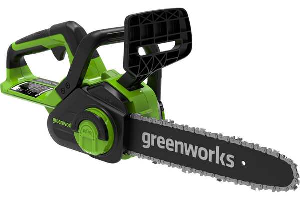 Аккумуляторная пила цепная GreenWorks G24CS25K2, 24 В, 25 см, c 1хАКБ 2Ач и ЗУ 2007707UA цепная пила аккумуляторная greenworks g24mcs10k2 24v c 1хакб 2ач и зу