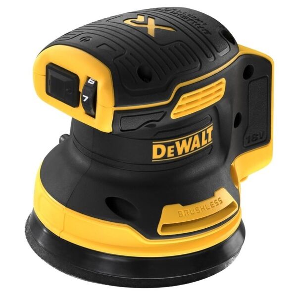 Аккумуляторная эксцентриковая шлифовальная машина DeWalt DCW210N-XJ без акб и зу аккумуляторная дрель шуруповерт dewalt dcd999nt xj без акб и зу