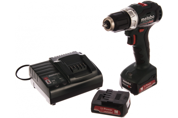 Аккумуляторная дрель-шуруповерт Metabo PowerMaxx BS 12 BL 601038500 дрель шуруповерт аккумуляторная metabo powermaxx bs bl 2x2 0 ач бесщеточная