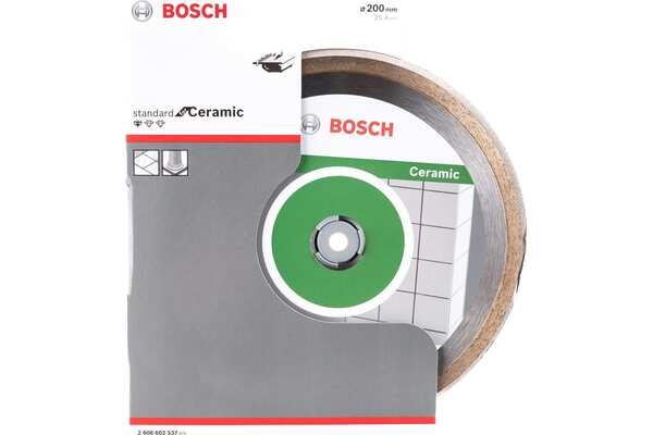 Диск алмазный Bosch PF Ceramic 200-25.4 2608602537