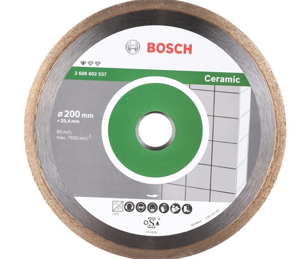 Диск алмазный Bosch PF Ceramic 200-25.4 2608602537