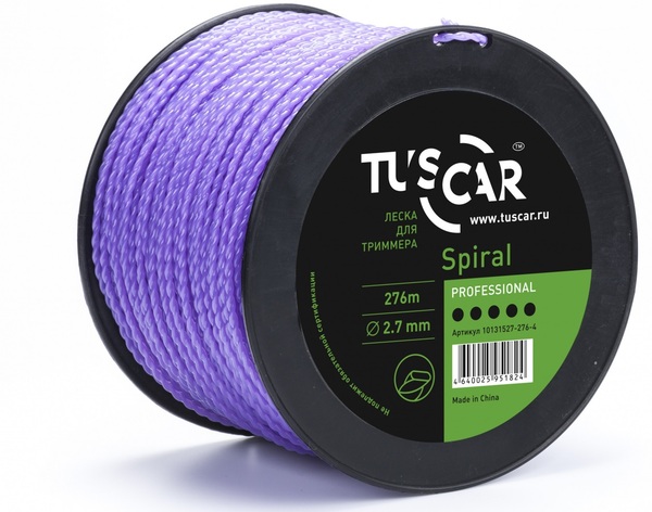 Леска Tuscar Spiral, Professional, 2.7mm*276m 10131527-276-4