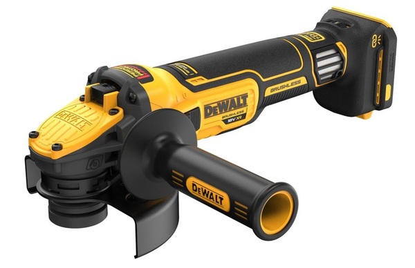 Аккумуляторная угловая шлифовальная машина DeWalt DCG409VSN-XJ dewalt аккумуляторная угловая шлифовальная машина dewalt dcg418n xj без акб и зу