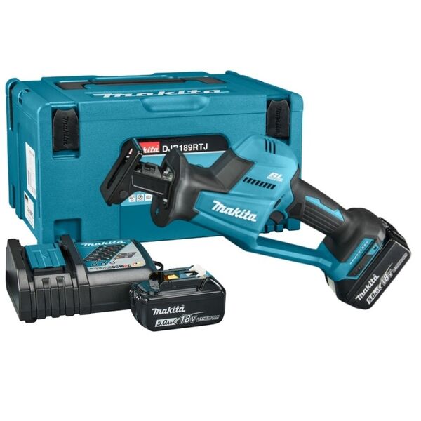 Аккумуляторная сабельная пила Makita DJR189RTJ