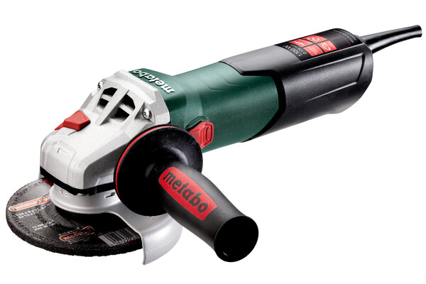 Угловая шлифовальная машина Metabo WEV 11-125 Quick 603625000 машина шлифовальная угловая metabo wa 13 125 quick 1350вт 11000об мин рез шпин m14 d 125мм