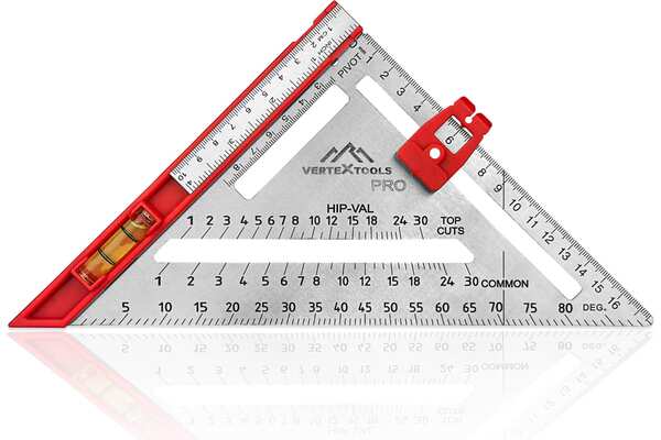 цена Угольник Vertextools profi 6в1 3046-2