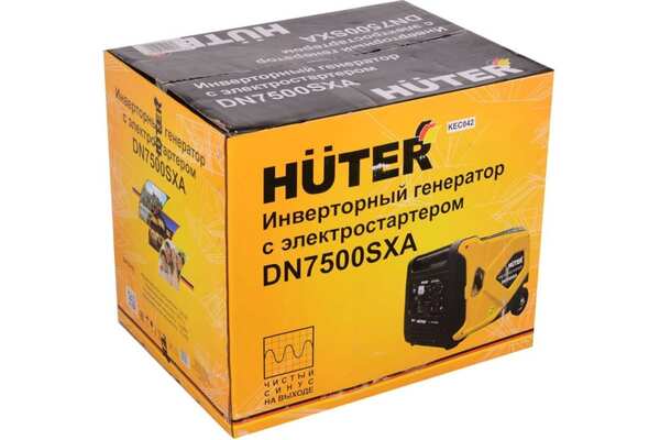 Генератор бензиновый инверторный Huter DN7500SXA 64/10/10
