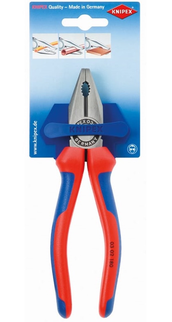 Пассатижи Knipex Kombizange KN-0302180SB тросорез knipex kn 9561190