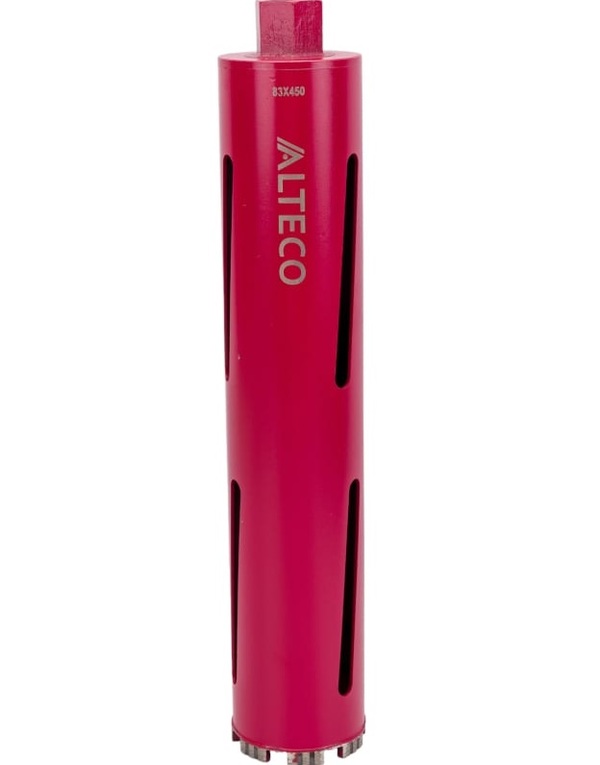 Коронка алмазная ALTECO 83*450мм ВТ  сухой рез  41368