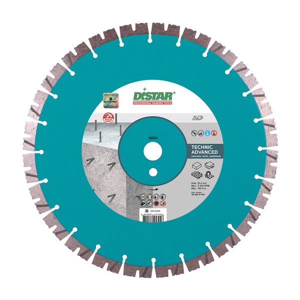 Диск алмазный Distar Technic Advanced 1A1RSS/C3-Н 400*3,5/2,5*15*25,4- 11,5 -28 14320347026