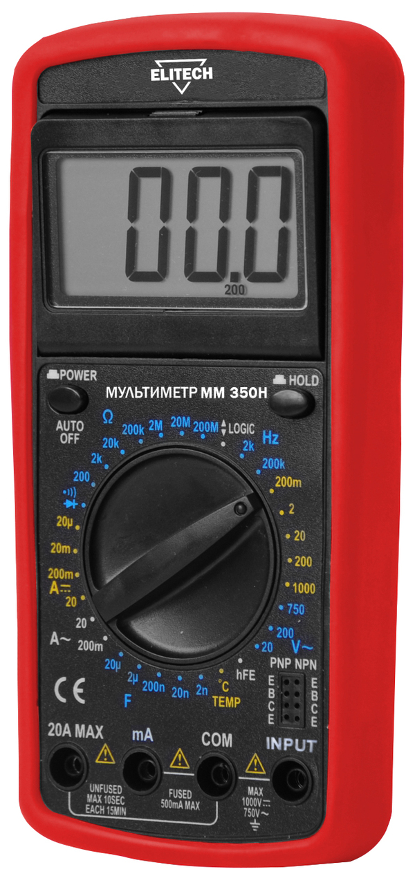 Мультиметр Elitech ММ 350Н 204883