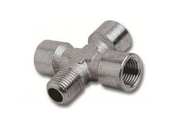 Переходник Gav 1259/1 FFFМ 1/8" 28170