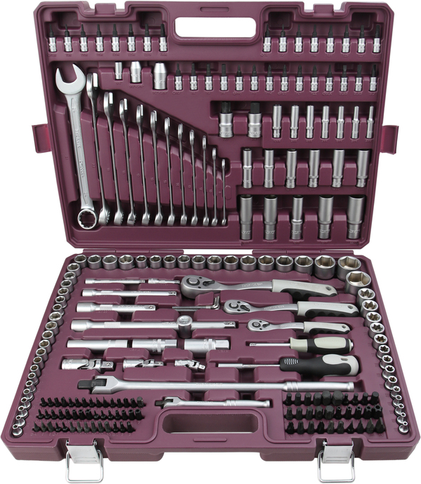 Набор инструмента Thorvik 217 предметов TS217 1/4", 3/8", 1/2"DR 54379