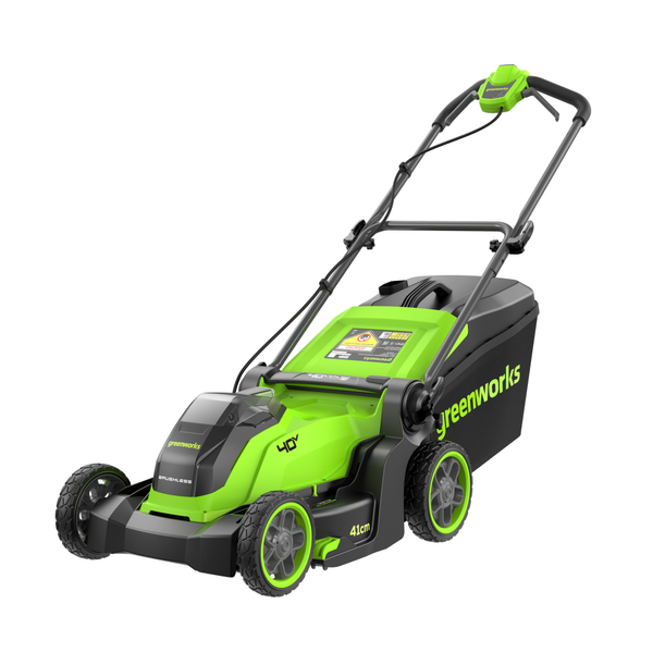 Аккумуляторная газонокосилка GreenWorks GD40LM411  1хАКБ 4Ач и ЗУ  2521007UB