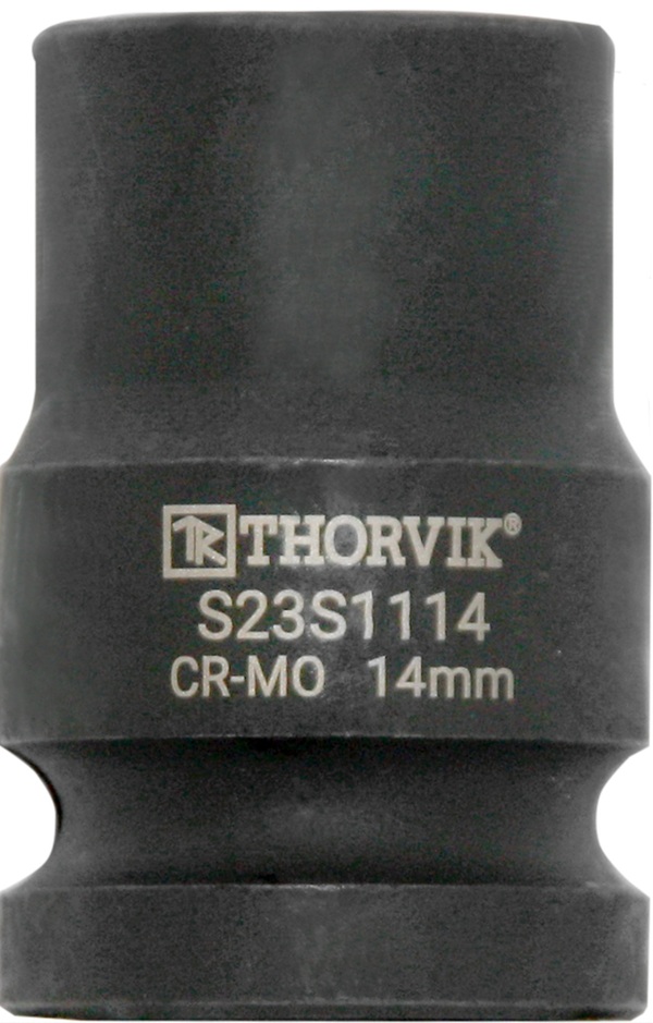 Головка торцевая ударная Thorvik 1/2"DR, 14 мм S23S1114 54394