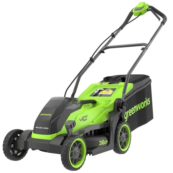 Аккумуляторная газонокосилка GreenWorks GD40LM361 2520807