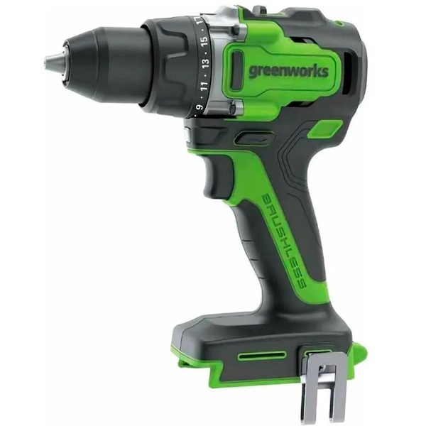 Аккумуляторная дрель-шуруповерт GreenWorks GD24DD140  без АКБ и ЗУ  3707607