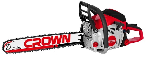 Пила цепная бензиновая CROWN CT20200-18