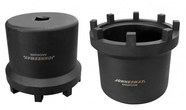 Головка торцевая Jonnesway 3/4"DR радиусная 8 шипов для гайки ступицы SCANIA AN040266