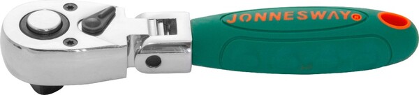 Рукоятка трещоточная Jonnesway укороченная с шарниром 1/2"DR, 36 зубцов, 190 мм R4204 46384
