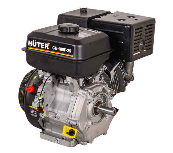 Двигатель бензиновый HUTER GE-188F-25 70/15/4