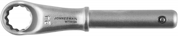 Ключ накидной усиленный Jonnesway 24 мм, d18.5/180 мм W77A124