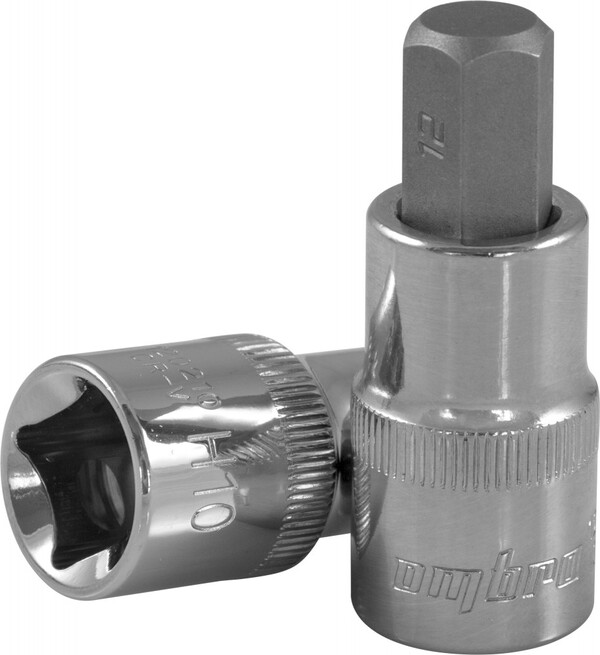 Насадка торцевая Ombra 1/2"DR с вставкой-битой шестигранной, Н10 120210