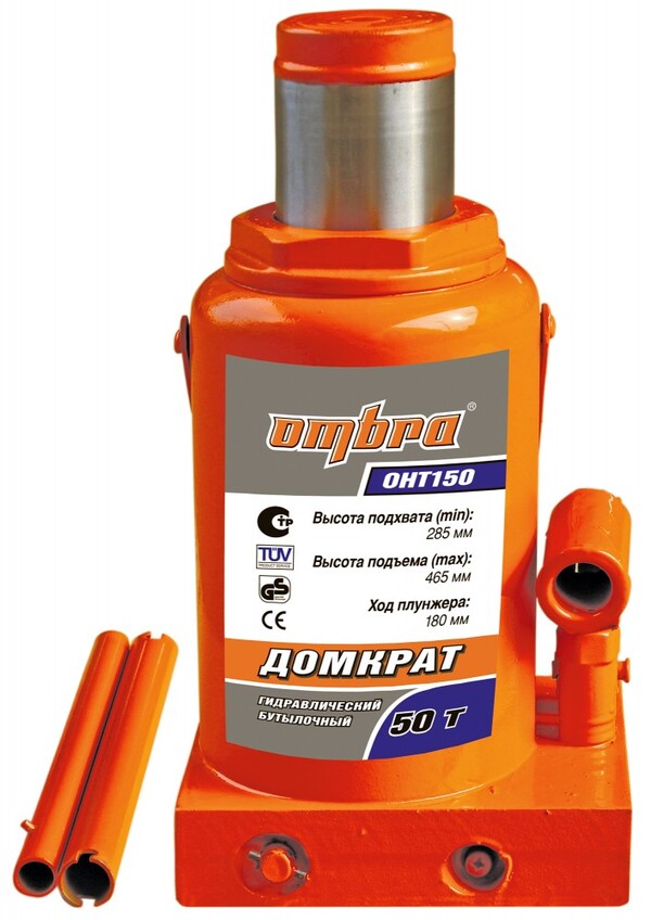 Домкрат гидравлический Ombra 50 т., 285-465 мм OHT150 55445